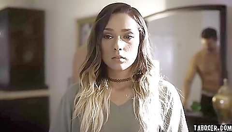 Hairy babe with a beautiful face rides a dick on a chair