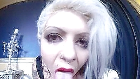 Tattooed chick is making you cum and she is making you cum