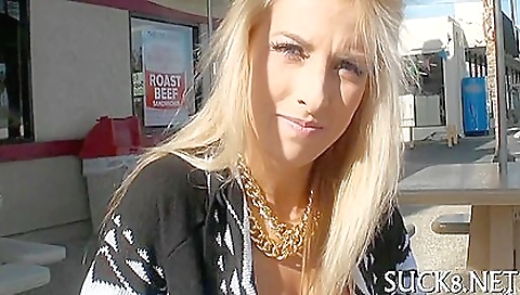 Brunette girl enjoys deepthroating in pov with dick