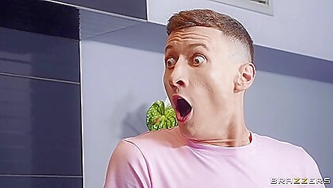 Busty blonde milf gets fucked in the shower for a facial