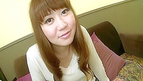 Asian slut swallows cum while fucked on the toilet