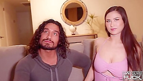 Busty blonde with tattoos is going to shower and penetrate