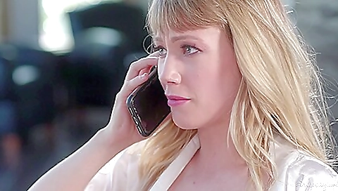 Busty blonde lesbian hooters kiss and share hawthiers