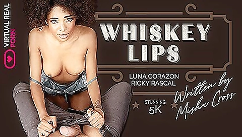 Alessa Savage And Luna Corazon In Whiskey Lips - Black Babe