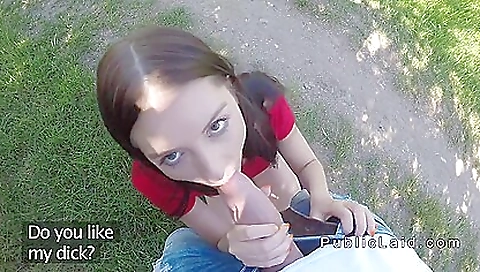 Brunette with a big ass gets her ass fucked outdoors