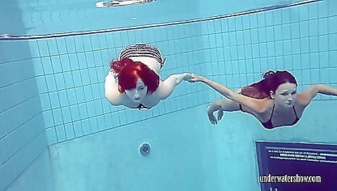 Katrin Privsem and Lucy Gurchenko underwater babes