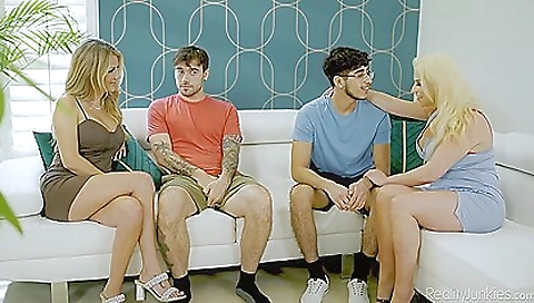 Hot porn movie by blonde stepmommy taking dick inside