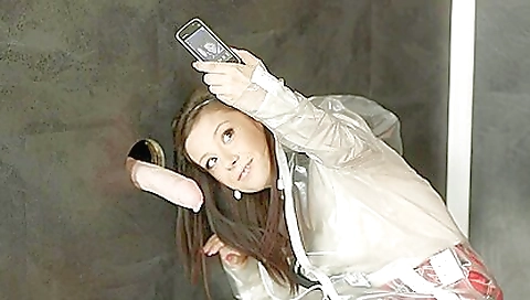 Cute slut getting one dick fucked up on the floor video