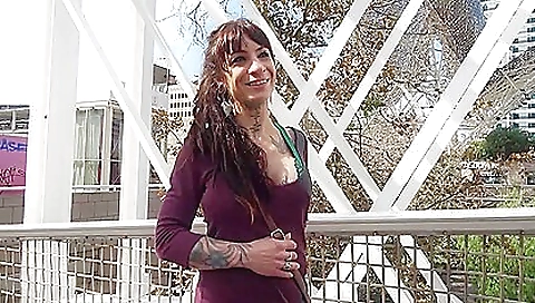 Big-titted casting girl gets a facial after a very interesting session