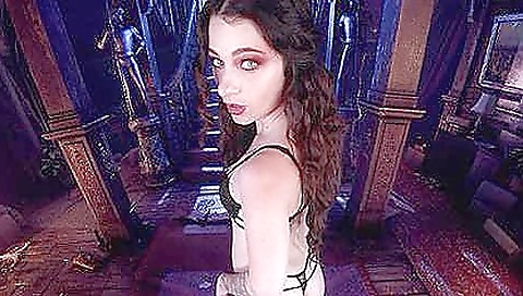 Britney blue has a really nice blowjob and a doggy stare